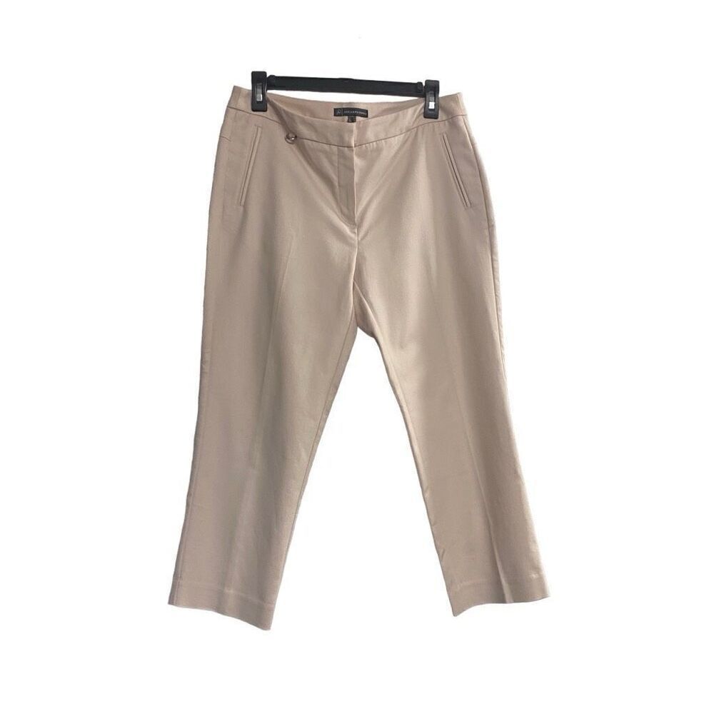 ADRIANNA PAPELL  Women’s Capris Size 8 Inseam 23”‎ Pink Cream SEE DESCRIPTION